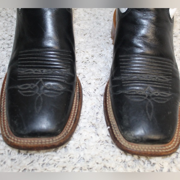 Justin Black Bent Rail boots - Picture 4 of 4
